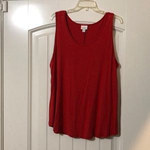 Lularoe Tank Top- Red/Orange